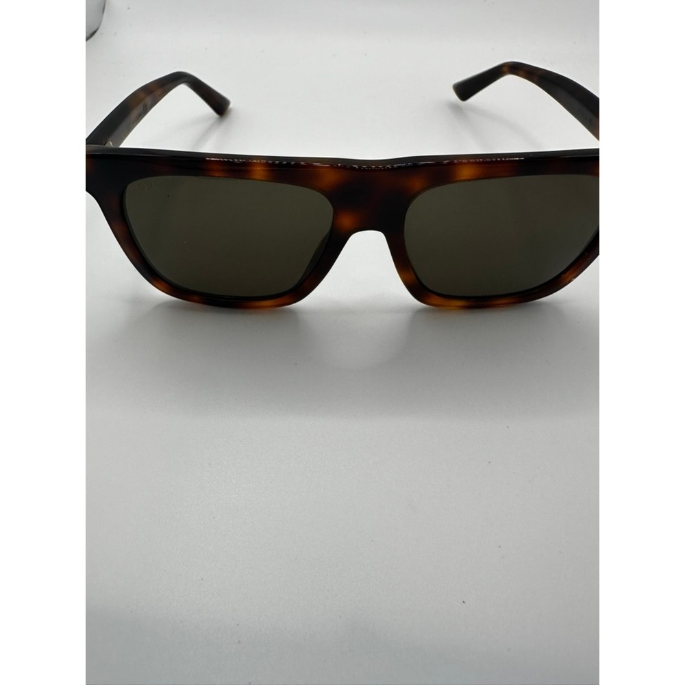 Gucci Tortoise Star Interlocking G Oversized Square Sunglasses GG0208S Brown - Picture 15 of 16